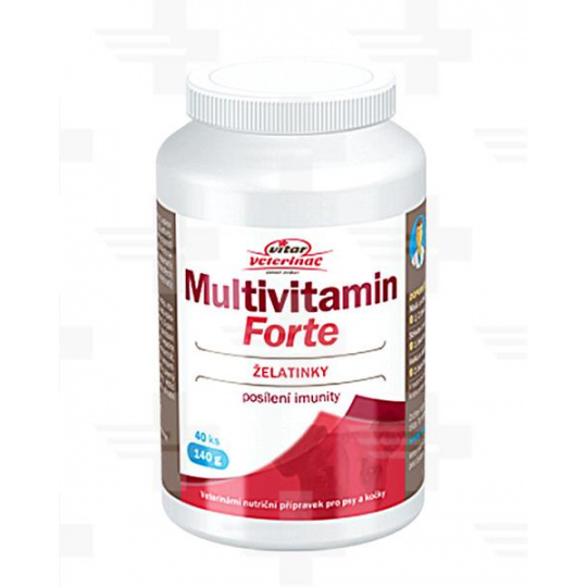 VITAR Veterinae Multivitamin Forte želé 40 ks/140 g