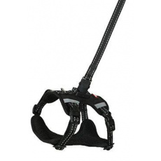 Postroj pes s vodítkom 2m CLIP&GO čierna S Zolux