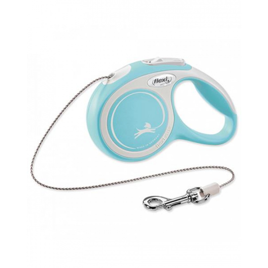 Vodítko Flexi New Comfort lanko M 8 m svetlomodré (do 20 kg) Vodítko Flexi New Comfort lanko M 8 m svetlomodré (do 20 kg)