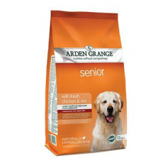 Arden Grange Dog Senior s čerstvým kuracím mäsom a ryžou 12kg Arden Grange Dog Senior s čerstvým kuracím mäsom a ryžou 12kg