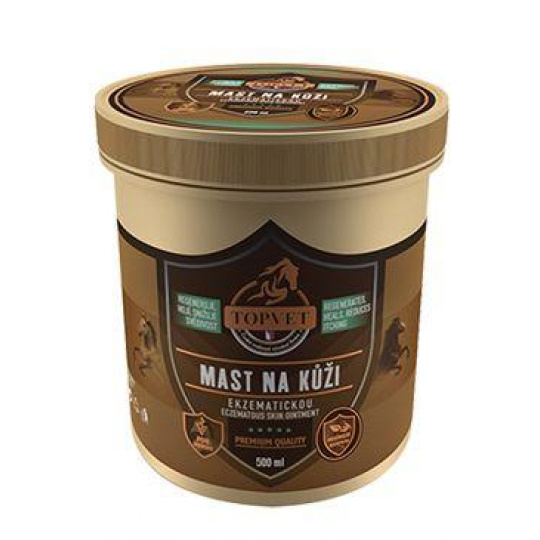 Masť na ekzematickú kožu pre kone TOPVET 500ml Masť na ekzematickú kožu pre kone TOPVET 500ml
