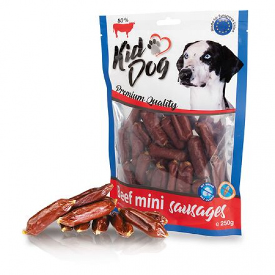 KIDDOG hovädzie mini klobásky 250 g