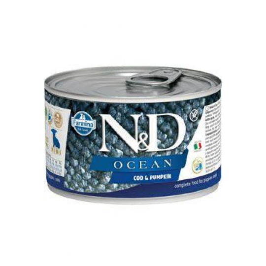 N&D DOG OCEAN Puppy Codfish & Pumpkin Mini 140g N&D DOG OCEAN Puppy Codfish & Pumpkin Mini 140g
