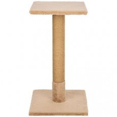 Škrabací stĺpik BEANA, 69 cm, králičí plyš, šedobéžová - LIMITOVANÁ PONUKA