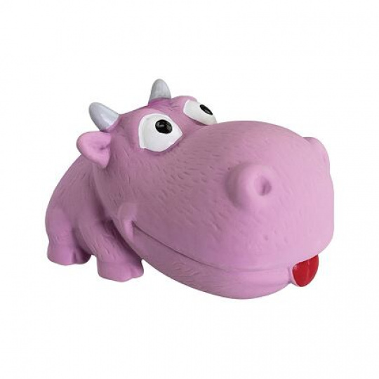 Mini býček BigHead 9 cm, so zvukom, latex, HipHop Dog