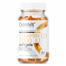 Vitamín D3 2000 IU softgels - OstroVit