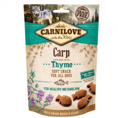 CARNILOVE Měkká pochoutka pro psy Carp+Thyme - 200 g