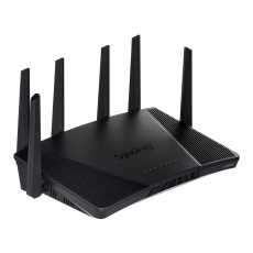 Synology RT6600ax Router WiFi6 1xWAN 3xGbE 1x2.5Gb bezdrátový router Třípásmový (2,4 GHz / 5 GHz / 5 GHz) Černá