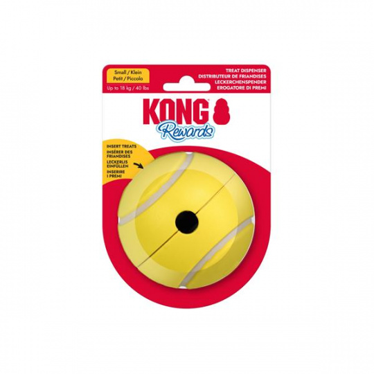Hračka Kong Dog Rewards Tennis loptička na maškrty S guma