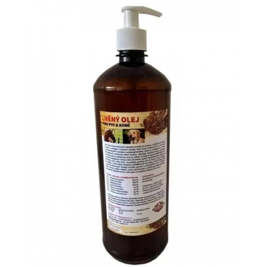 Olej ľanový ZEUS 1000 ml Olej ľanový ZEUS 1000 ml