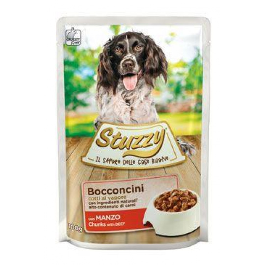 Stuzzy Dog kapsa Adult kousky hovězího 100g