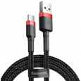 Baseus Cafule USB kabel 2 m USB A USB C Černá, Červená