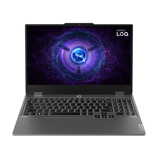 Lenovo LOQ Intel® Core™ i5 i5-12450HX Laptop 39,6 cm (15.6") Full HD 16 GB DDR5-SDRAM 1 TB SSD NVIDIA GeForce RTX 4050 Wi-Fi 6 (802.11ax) NoOS Šedá