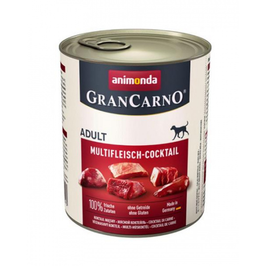 Animonda GRANCARNO® dog adult multimäsový koktail bal. 6 x 800g konzerva Animonda GRANCARNO® dog adult multimäsový koktail bal. 6 x 800g konzerva