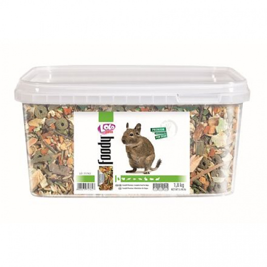 LOLO Foody kompletné krmivo pre osmáky 1,8 kg vedro LOLO Foody kompletné krmivo pre osmáky 1,8 kg vedro