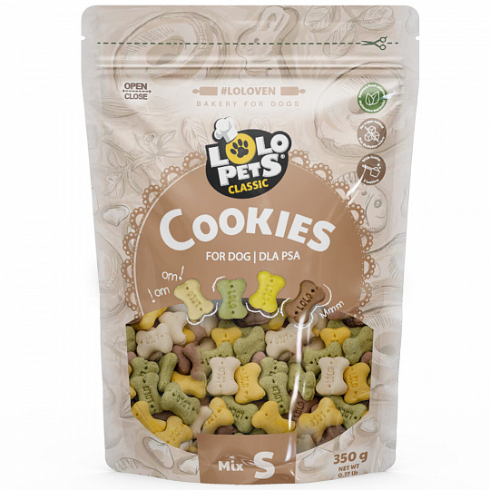 Sušienky KOSTIČKY MIX veľkosť S pre psy 350 g