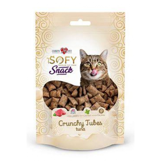 Pochúťka Aiko Cat SOFY Snack Crunchy Tubes Tuna 50g