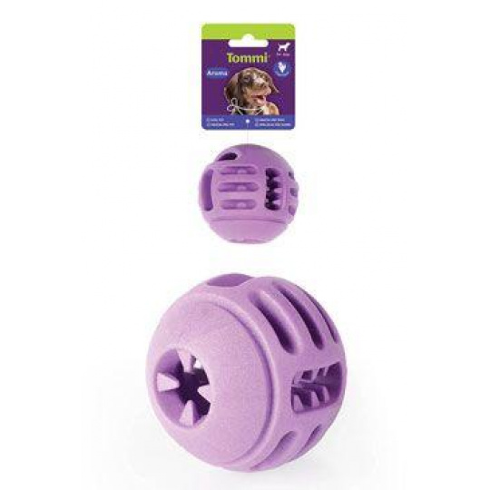 Hračka pes Aroma Loptička na maškrty 8cm Hračka pes Aroma Loptička na maškrty 8cm