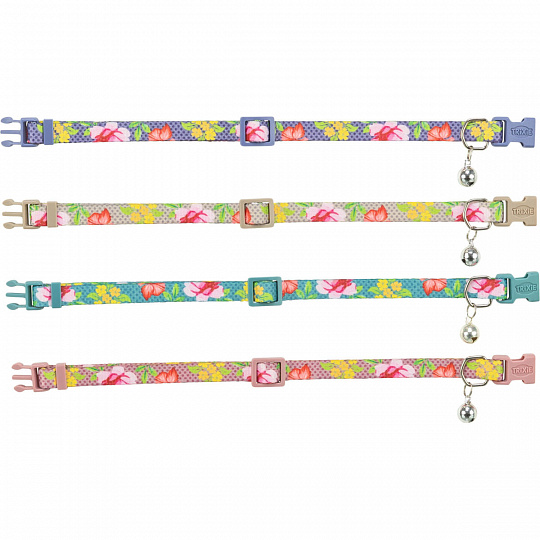 Obojok pre mačky, s kvetmi, 20–34 cm/10 mm, rôzne farby Obojok pre mačky, s kvetmi, 20–34 cm/10 mm, rôzne farby
