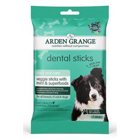 Arden Grange Dental Sticks s mätou a superpotravinami 180g Arden Grange Dental Sticks s mätou a superpotravinami 180g