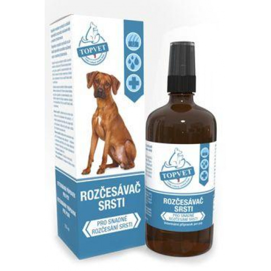 Rozčesávač srsti pre psy TOPVET 100ml Rozčesávač srsti pre psy TOPVET 100ml