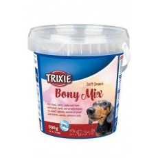 Trixie Soft Snack Bony MIX hověz, jehněč,losos 500g TR