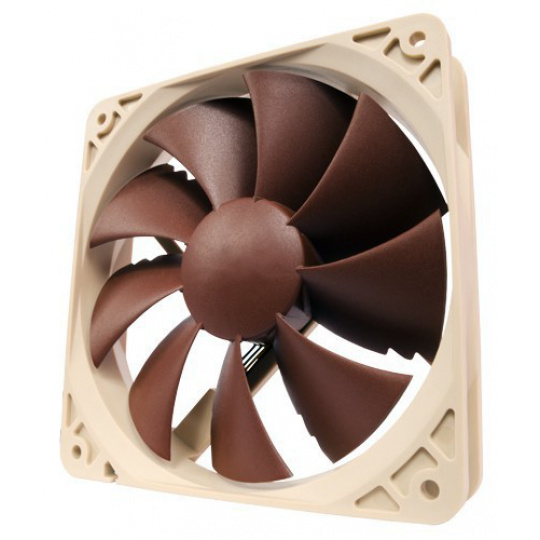 Noctua NF-P12 PWM Chladicí systém pro počítač Počítačová skříň Ventilátor 12 cm Hnědá, Bílá 1 kusů