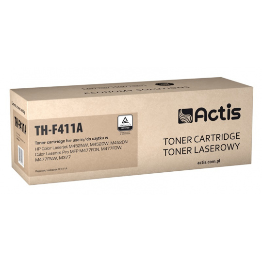 Actis Tonerová kazeta TH-F411A (náhradní HP 410A CF411A; standardní; 2300 stran; modrá)