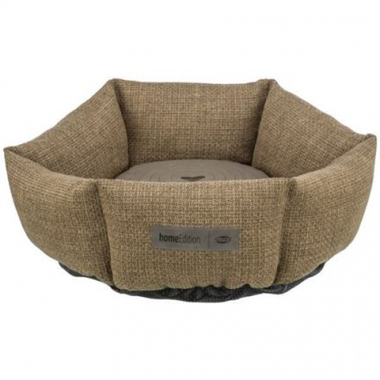 VIVIANA okrúhly zamatový pelech, ø 50 cm, hnedá VIVIANA okrúhly zamatový pelech, ø 50 cm, hnedá