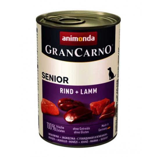 Animonda GRANCARNO® dog senior hovädzie a jahňacie bal. 6 x 400g konzerva Animonda GRANCARNO® dog senior hovädzie a jahňacie bal. 6 x 400g konzerva