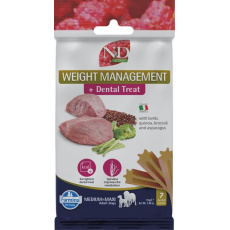 Pamlsok Farmina Quinoa Dog Weight Man Lamb Adult medium & maxi 100g