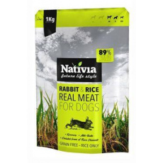 Nativia Real Meat Rabbit&Rice 1kg Exp 12.05.22
