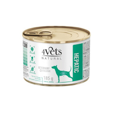 4VETS Natural Hepatic Dog  - vlhké krmivo pro psy - 185 g