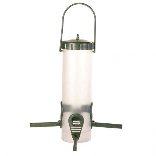 Záhradné závesné automatické kŕmidlo 4 otvory 450ml/23cm