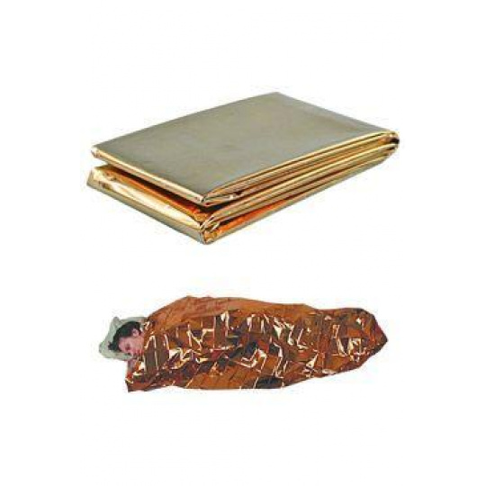 Záchranná termoizolačná fólia 1,6 x 2,1m  1kus