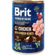 Brit Premium by Nature dog Chicken with Hearts 6 x 400 g konzerva