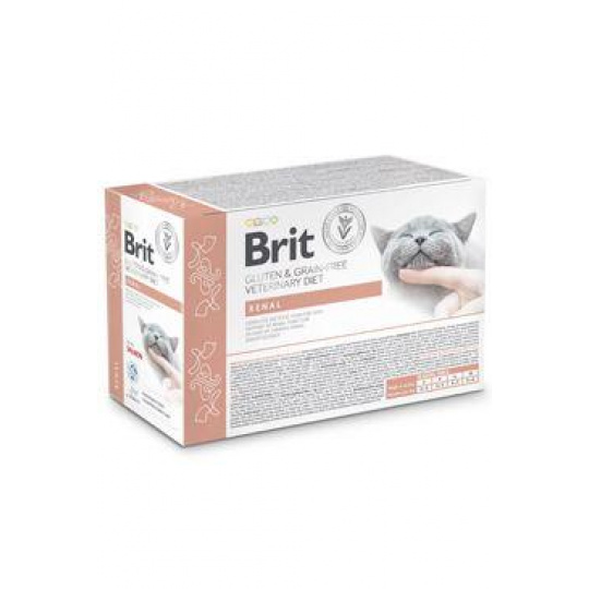 Brit VD Cat Pouch fillets in Gravy Renal 12x85g Brit VD Cat Pouch fillets in Gravy Renal 12x85g