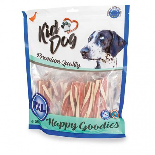 KIDDOG kačací sendvič s treskou skrútený 500 g KIDDOG kačací sendvič s treskou skrútený 500 g