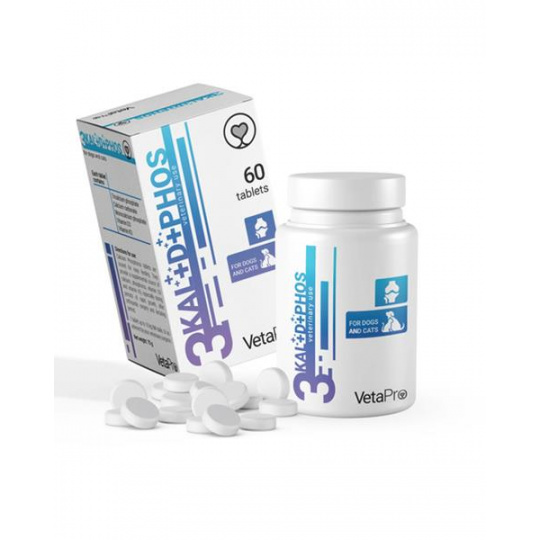 VetaPro 3 Kal D Phos 60 tbl. VetaPro 3 Kal D Phos 60 tbl.