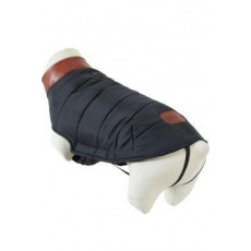 Obleček prošívaná bunda pro psy LONDON černá 30cm Zolu