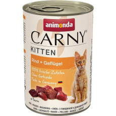 ANIMONDA Carny Kitten Beef with poultry - mokré krmivo pro kočky - 400g