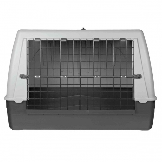 Transportný box JOURNEY, M-L: 100 x 65 x 60 cm, čierna/sivá