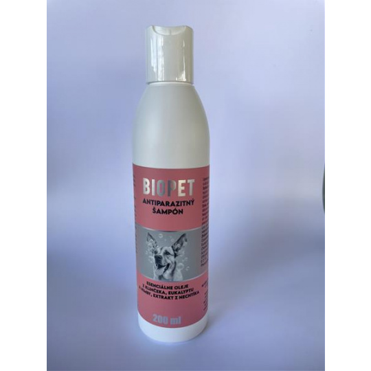 Šampón BIOPET antiparazitný pre psy 200 ml Šampón BIOPET antiparazitný pre psy 200 ml