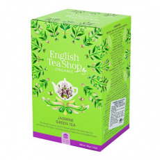 BIO Zelený čaj s jazmínom a kvetom bazy - English Tea Shop