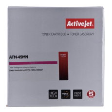 Activejet ATM-49MN tonerová kazeta pro tiskárny Konica Minolta, náhradní Konica Minolta TNP49M; Supreme; 12000 stran; fialová barva