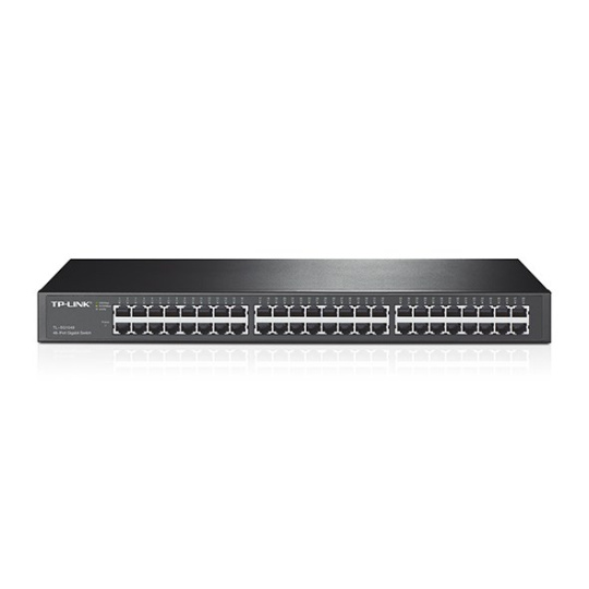 TP-Link TL-SG1048 Nespravované Gigabit Ethernet (10/100/1000) 1U Černá
