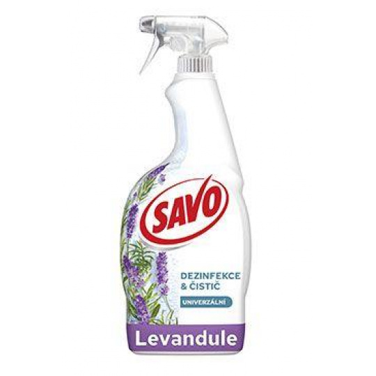 Savo Univerzálny sprej Dezinfekcia Levanduľa 700ml Savo Univerzálny sprej Dezinfekcia Levanduľa 700ml