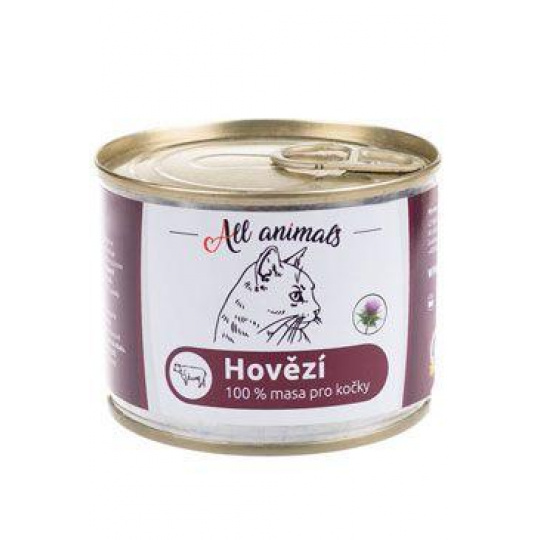 All Animals CAT hovězí mleté 200g