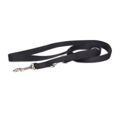 MATTEO Adjustable leash Black 30 mm - vodítko pro psy - 220 cm