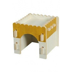 Domeček COSY dřevěný křeček, myš, potkan 9mm Zolux Domeček COSY dřevěný křeček, myš, potkan 9mm Zolux